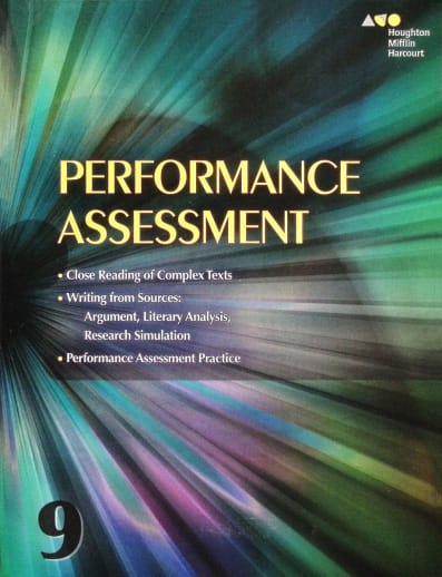 Collections Performance Assessment Student Edition Grade 9