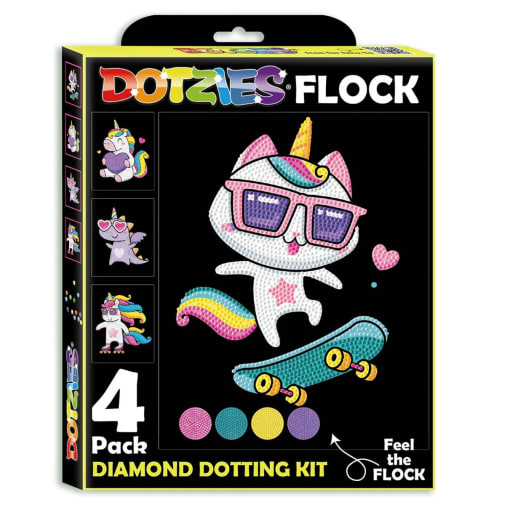 Dotzies Flock: Neon Gems - Unicorns