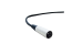 Audio Cable XLR3 Male to 1/4in TRS Stereo Male, Nickel Plated, Balanced Audio, Black, 100Ft