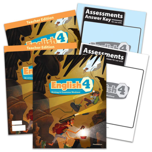 BJU Press English 4 Homeschool Kit 3rd Edition