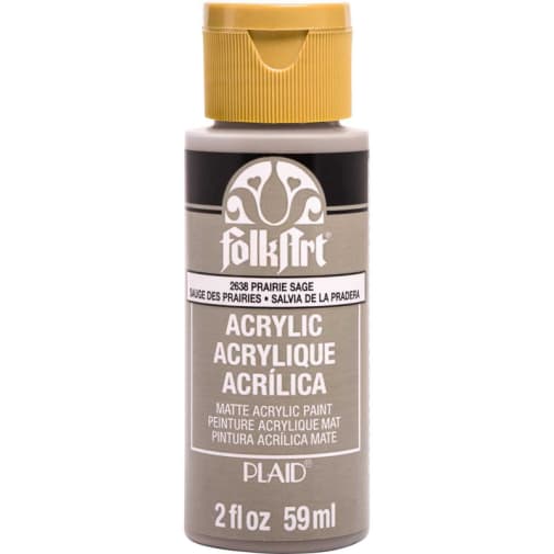 Folkart Color Acrylic Paint Prairie Sage - 2 oz