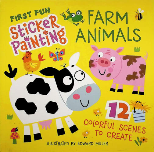 First Fun Sticker Painting: Farm Animals