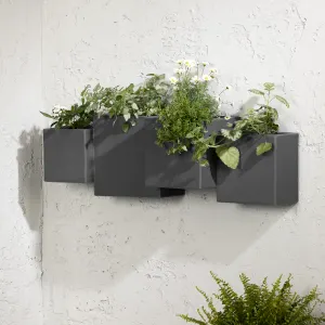 Jardinera de pared para exteriores (juego de 2)