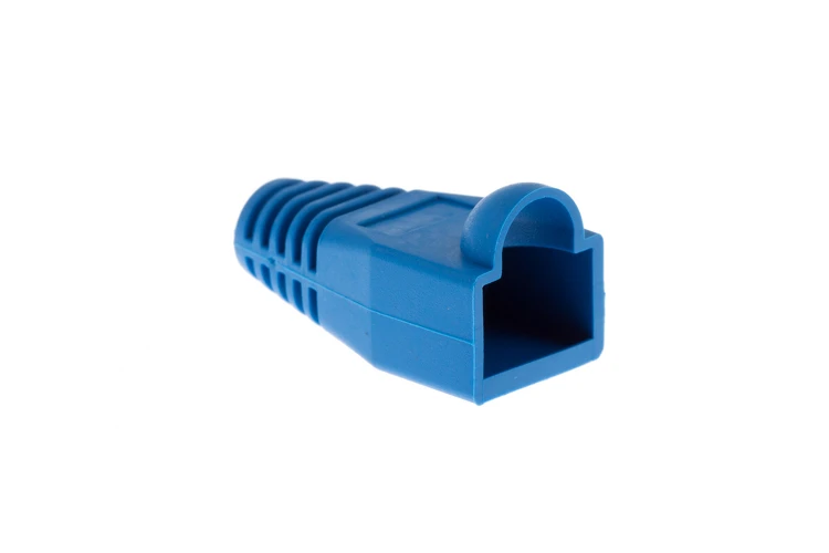 Ethernet Cable Boots - Blue, Qty 10
