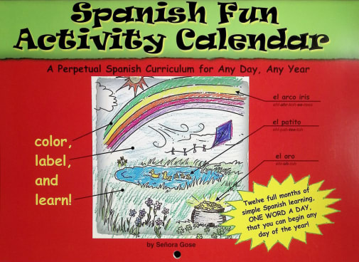 Spanish Fun Activity Calendar
