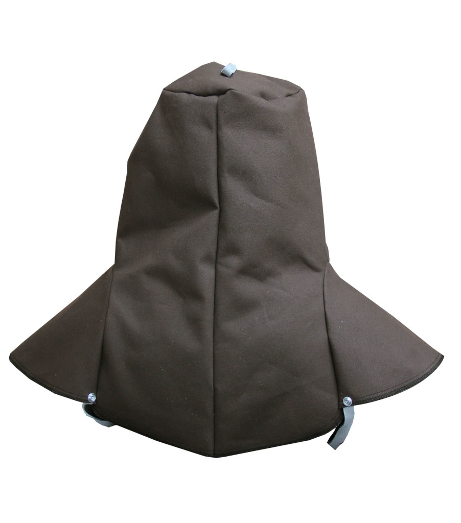 Hoods with 4.5" x 5.25" Fixed Window: 13 oz. Brown FR Duck with
4.5" x 5.25" Window, , large image number 1