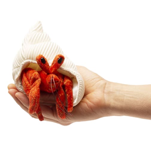 Mini Hermit Crab Finger Puppet