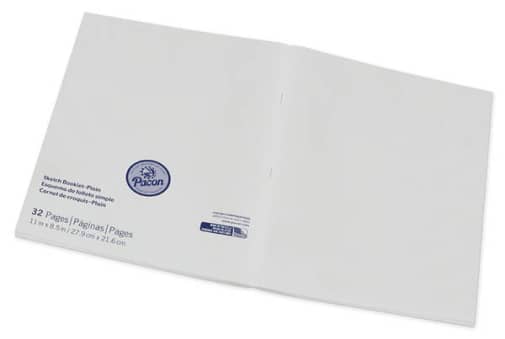 Pacon Beginner Sketch Booklets - Unruled (8.5" x 11")