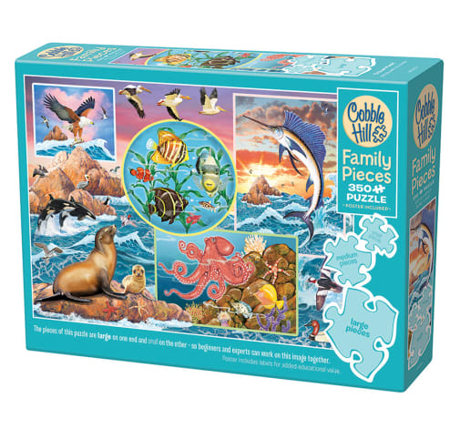 Cobble Hill Ocean Magic Family Puzzle (350 piece)