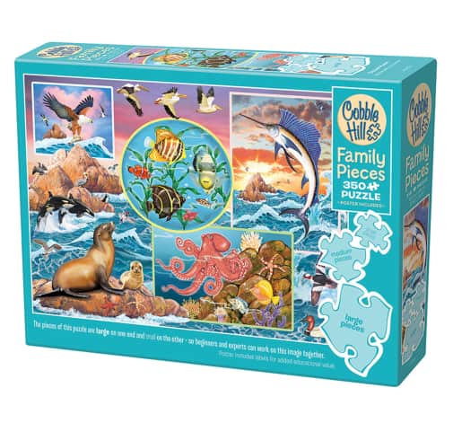 Cobble Hill Ocean Magic Family Puzzle (350 piece)