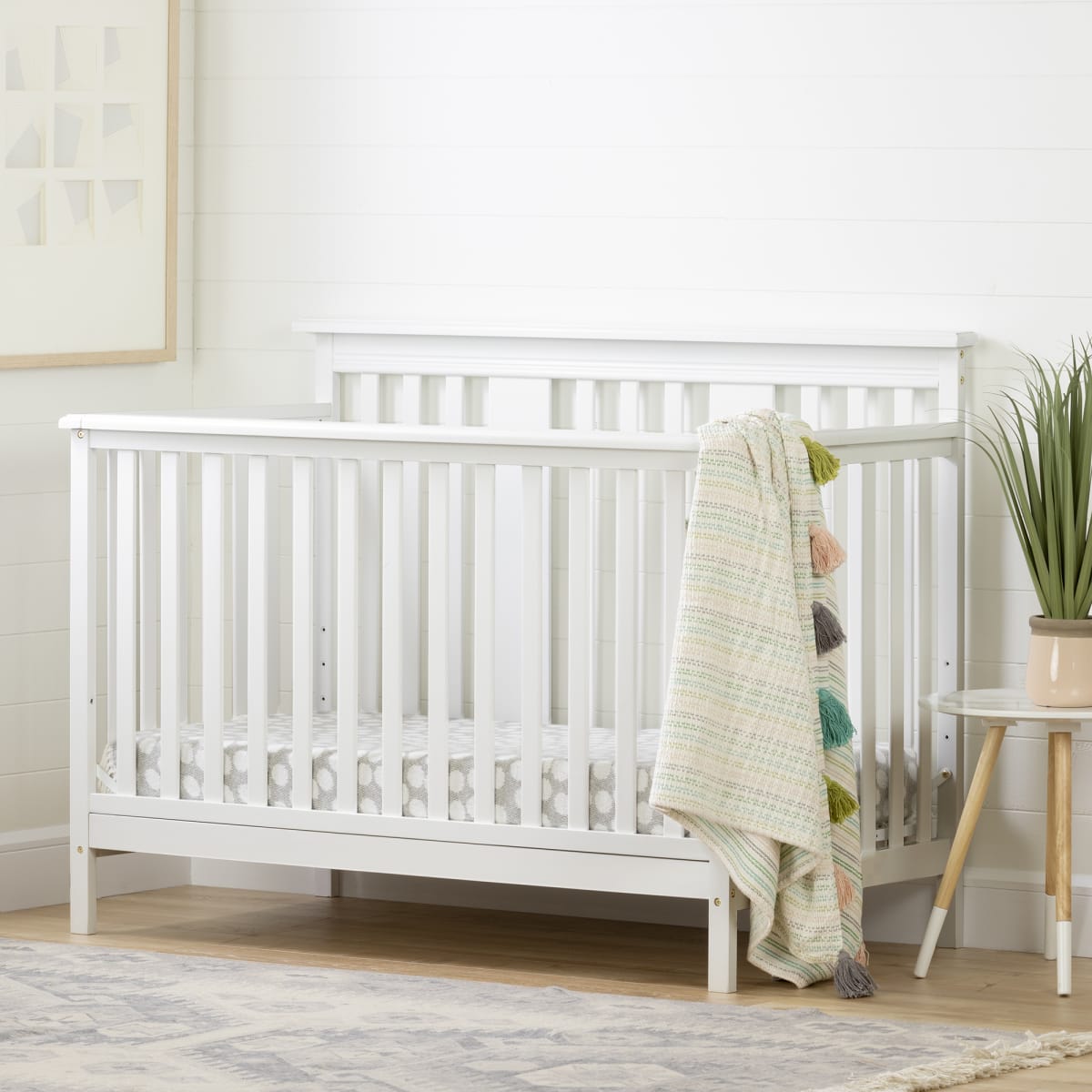 Cotton Candy Baby Crib 4 Heights With Toddler Rail Cotton Candy Collections Products South Shore Furniture Ca Furniture For Sale Designed And Manufactured In North America