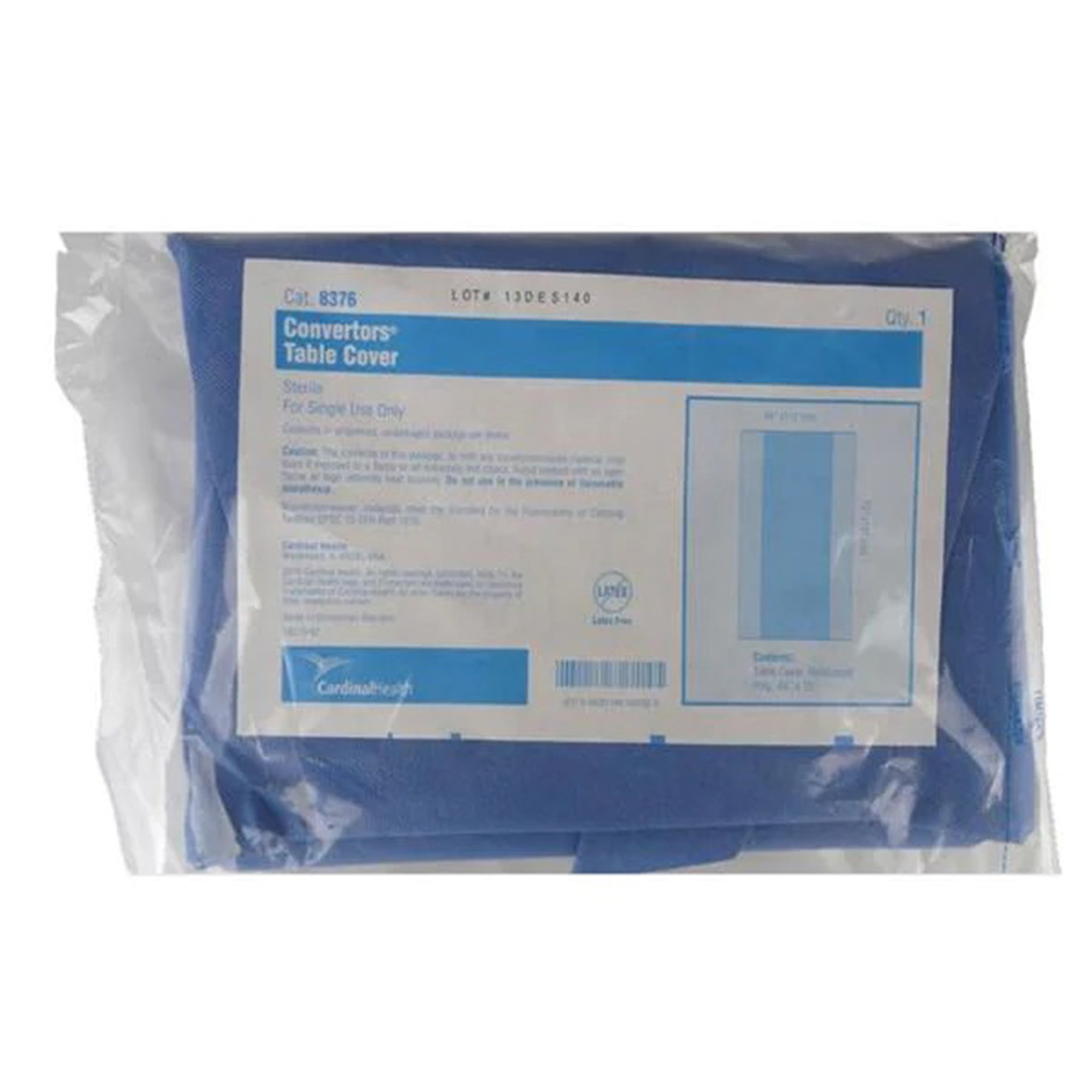 Cardinal Health Sterile Standard Back Table Cover, 44 x 75 Inch MK 918862