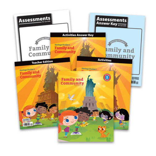 BJU Press Heritage Studies 1 Home School Kit 4th Edition