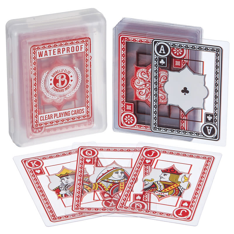 Waterproof Clear Playing Cards