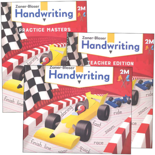 Zaner-Bloser Handwriting Grade 2M Homeschool Bundle - Student Edition/Teacher Edition/Practice Masters (2020 edition)