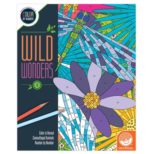 Color By Number: Wild Wonders Book 4