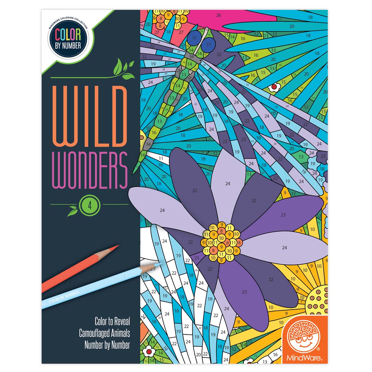 Color By Number: Wild Wonders Book 4