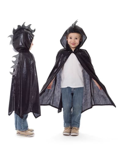Little Adventures Black and Silver Dragon Cloak