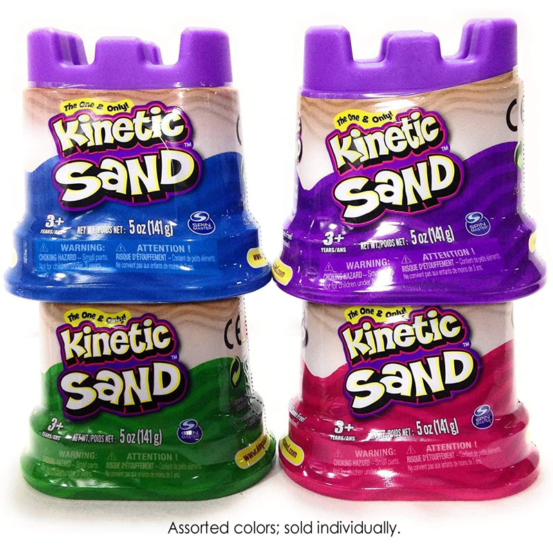 Kinetic Sand Purple with Castle Mold