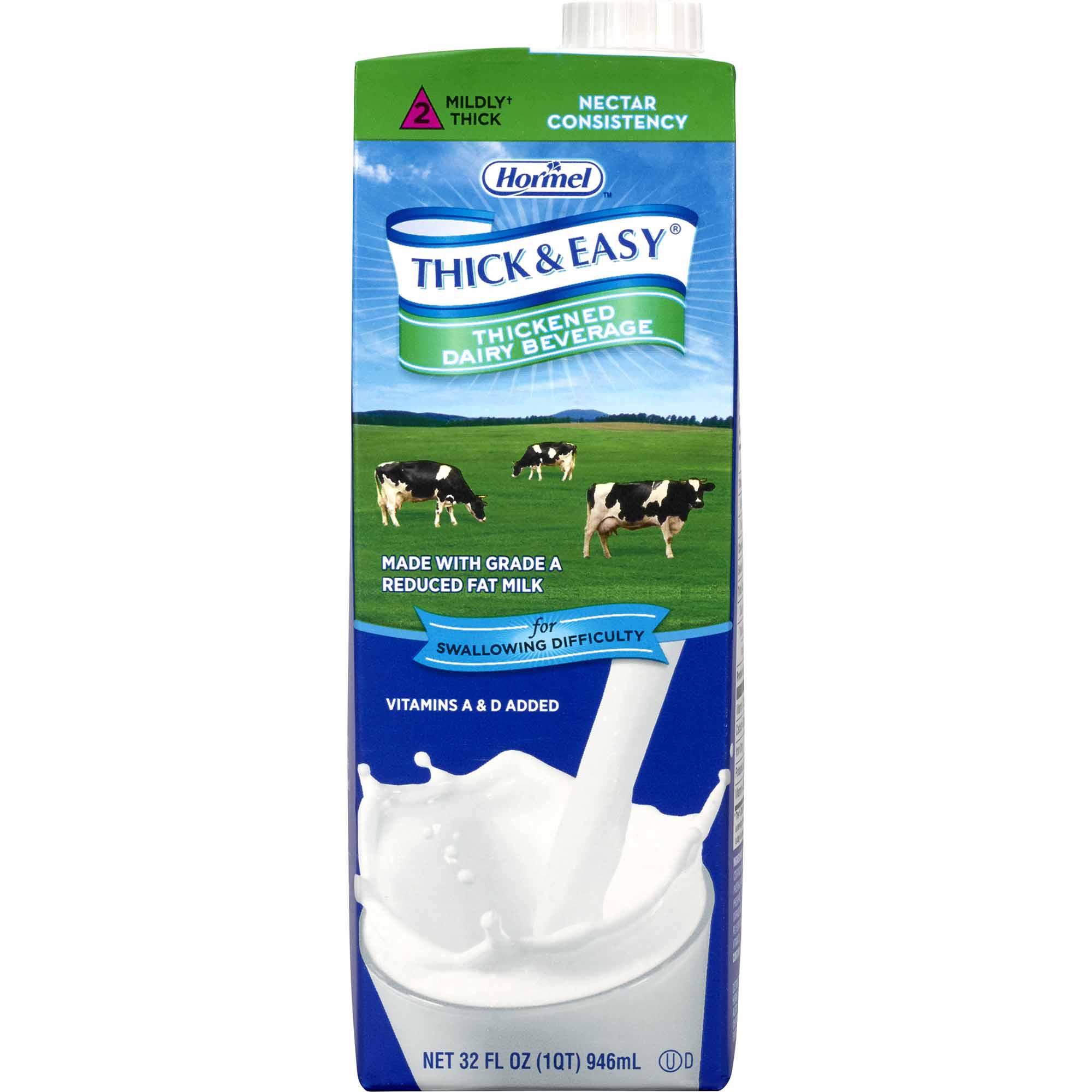 Thick & Easy Dairy Nectar Consistency Milk Thickened Beverage, 32-ounce carton MK 1058819