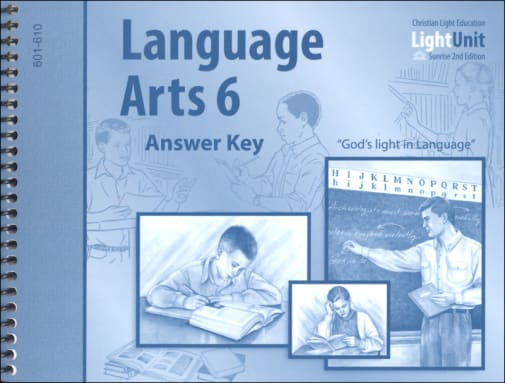 Language Arts LightUnit 601-610 Answer Key Sunrise 2nd Edition