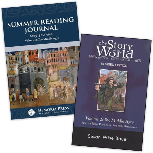 Memoria Press Story of the World Volume 2 Summer Reading Journal Set