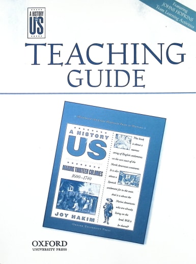 Making Thirteen Colonies Teacher Guide (History of US 3rd Edition Revised)