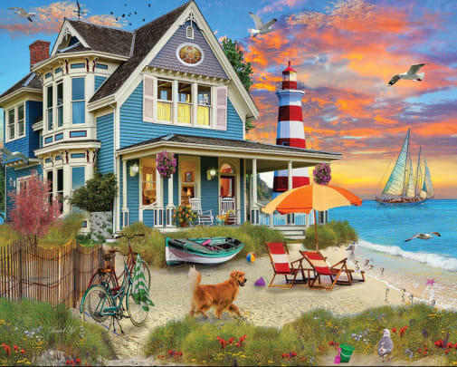 Beach Sunset Puzzle (1000 Piece)