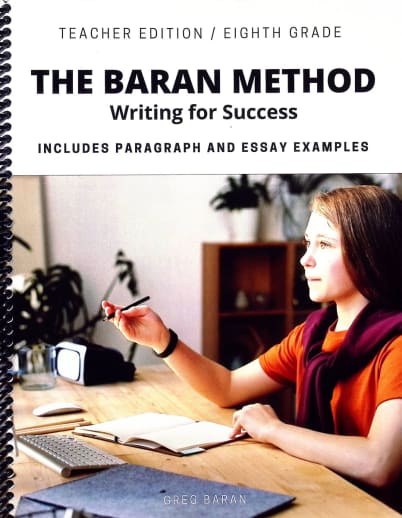 Baran Method Writing for Success Eighth Grade Teacher