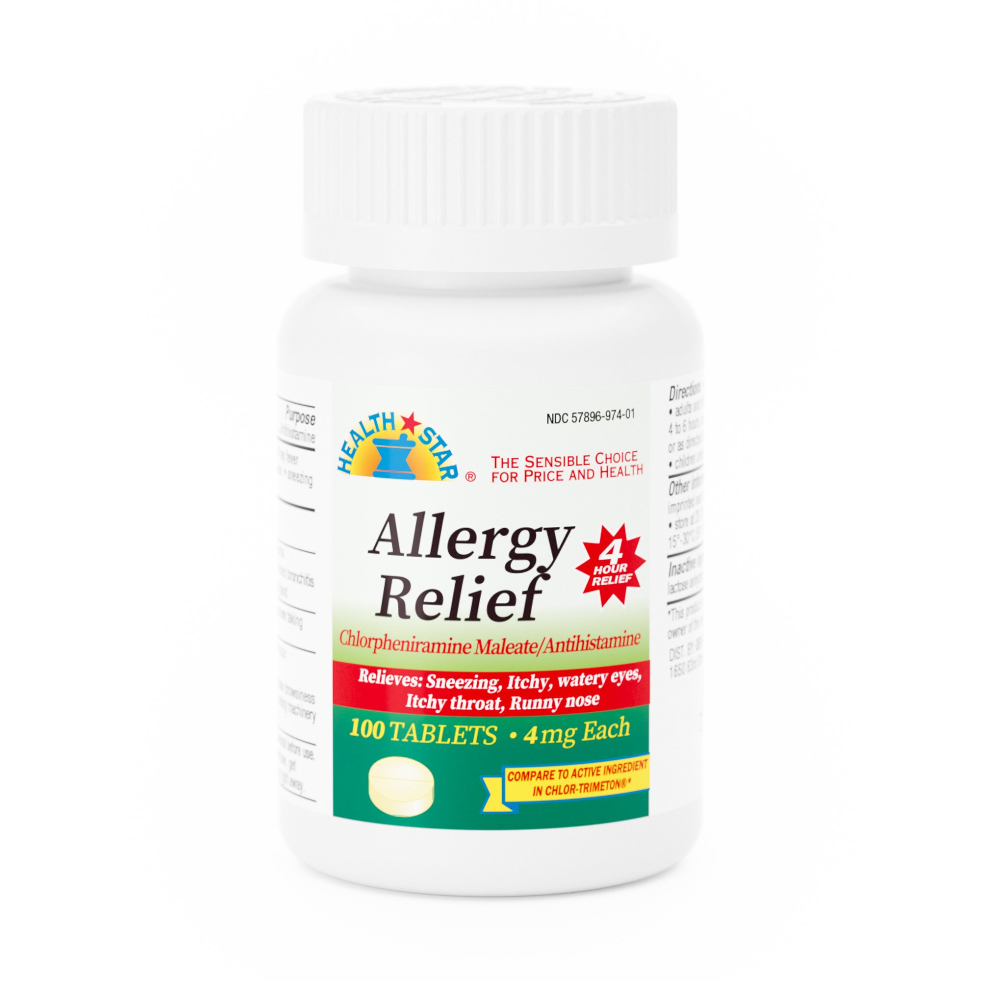 Health*Star Chlorpheniramine Maleate Allergy Relief MK 880391