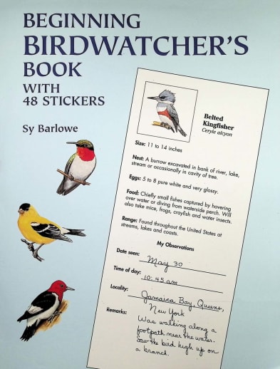 Beginning Birdwatcher's Book w/ 48 stickers
