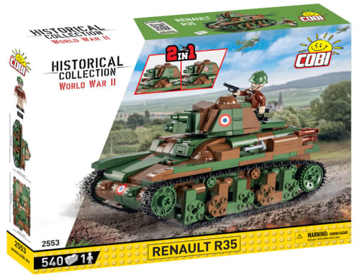 COBI Renault R35 French Light Tank - 480 pieces (World War II Historical Collection)