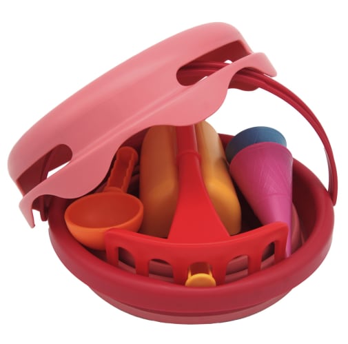 7 in 1 Sand Toys - Red