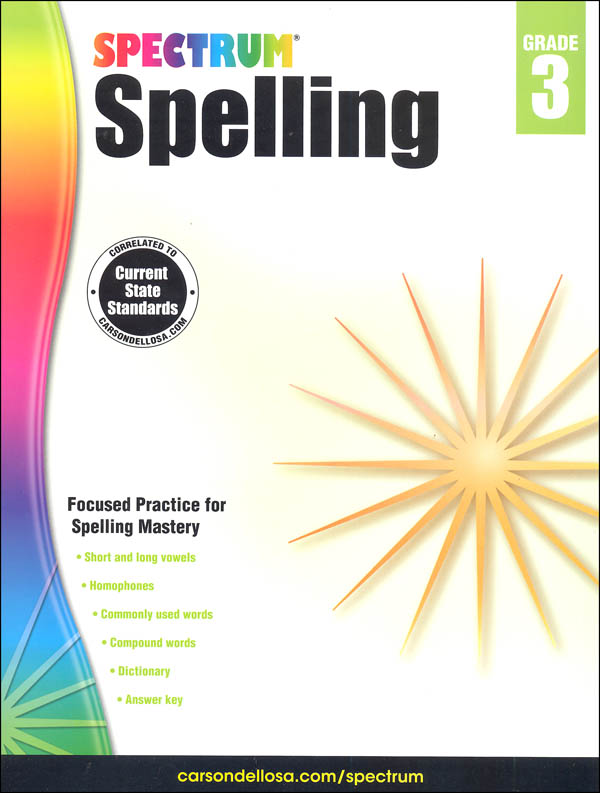 Spectrum Spelling Grade 3 (2014 Update)