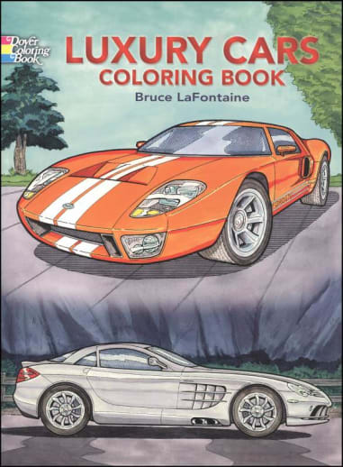 Luxury Cars Coloring Book