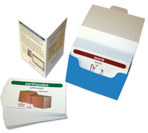 Science Vocabulary Builder Flash Card Set Grades 3-5