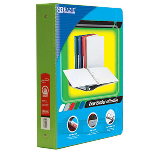 Binder - 3-Ring View 1.5" Lime