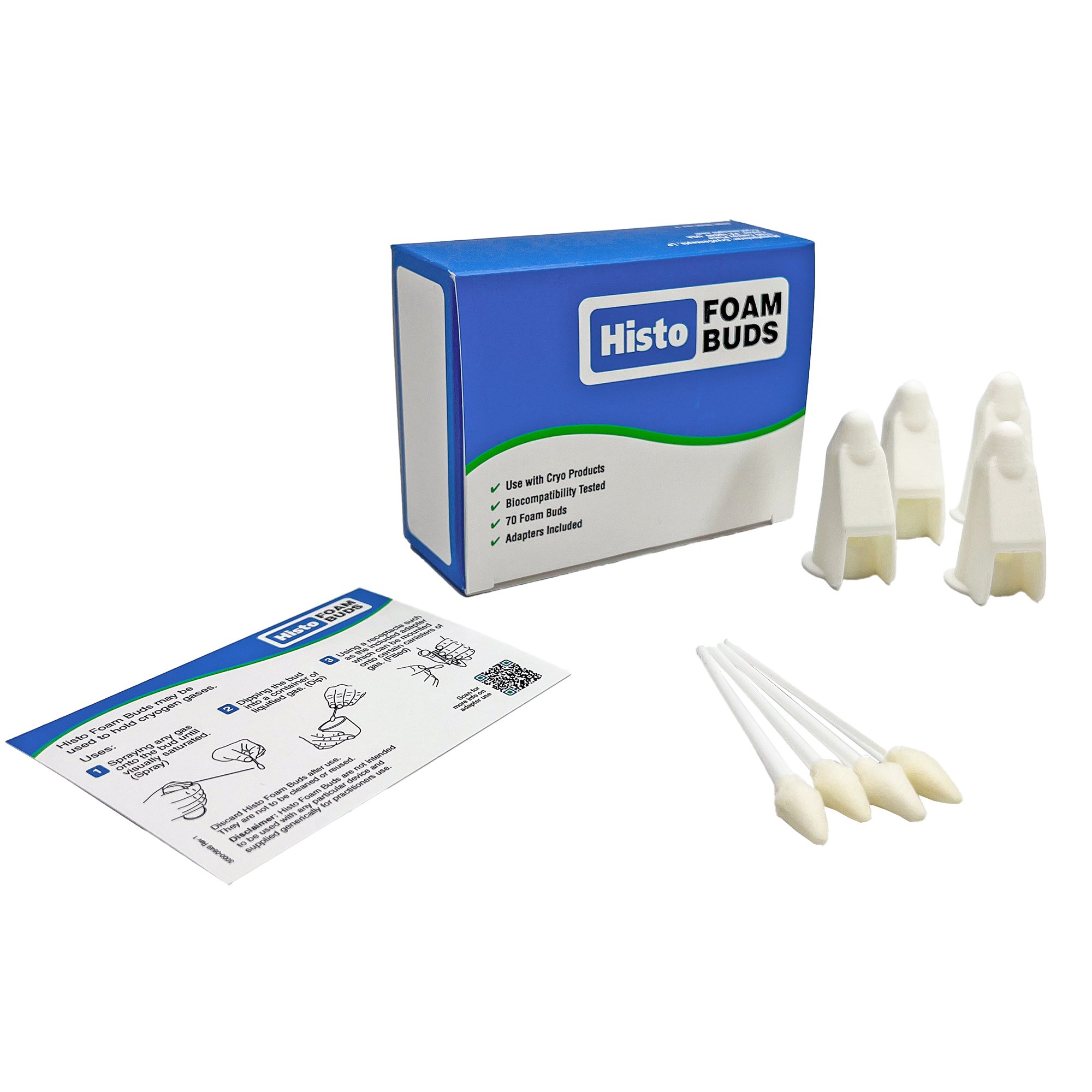 Cryosurgical Tip Histo Foam Buds 2 mm Diameter Applicator Bud Tip MK 1253248