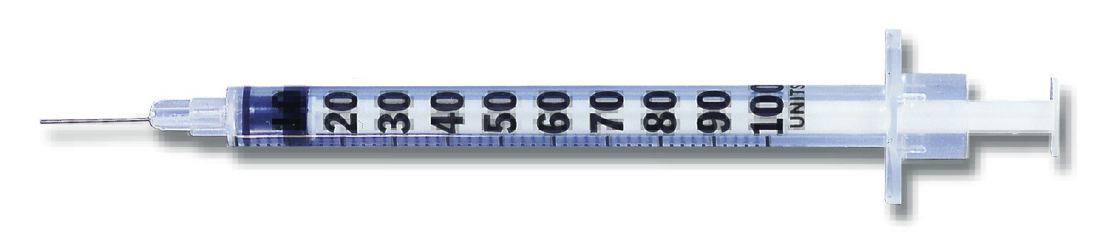 Lo-Dose Micro-Fine 0.5 mL Insulin Syringe with Needle, 28 Gauge, 1/2 Inch MK 170428