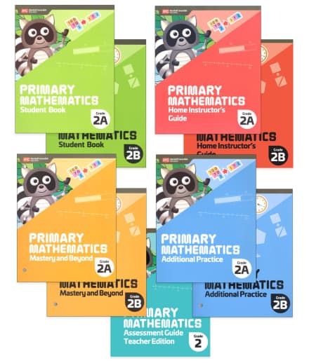 Primary Math 2022 Grade 2 Full-Year Set