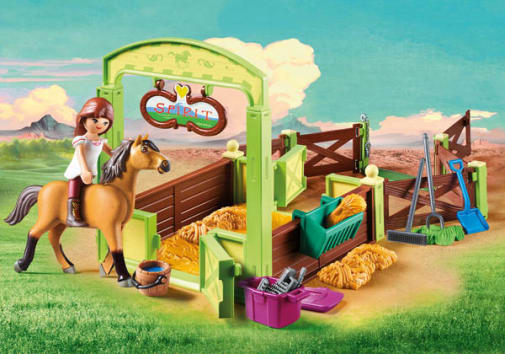 Playmobil Horse Box "Lucky & Spirit" (Spirit - Riding Free)