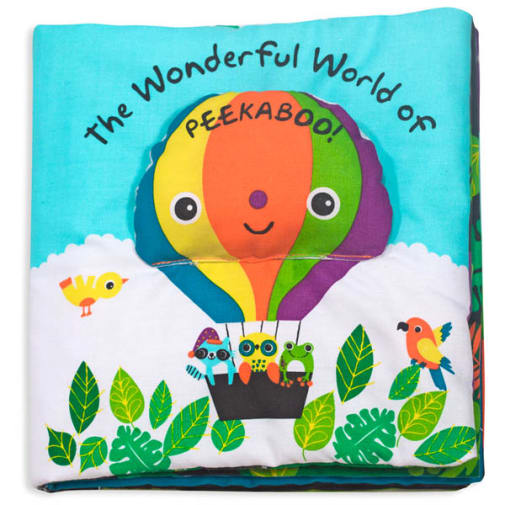 Melissa & Doug K's Kids Cloth Book - Wonderful World of Peekaboo!
