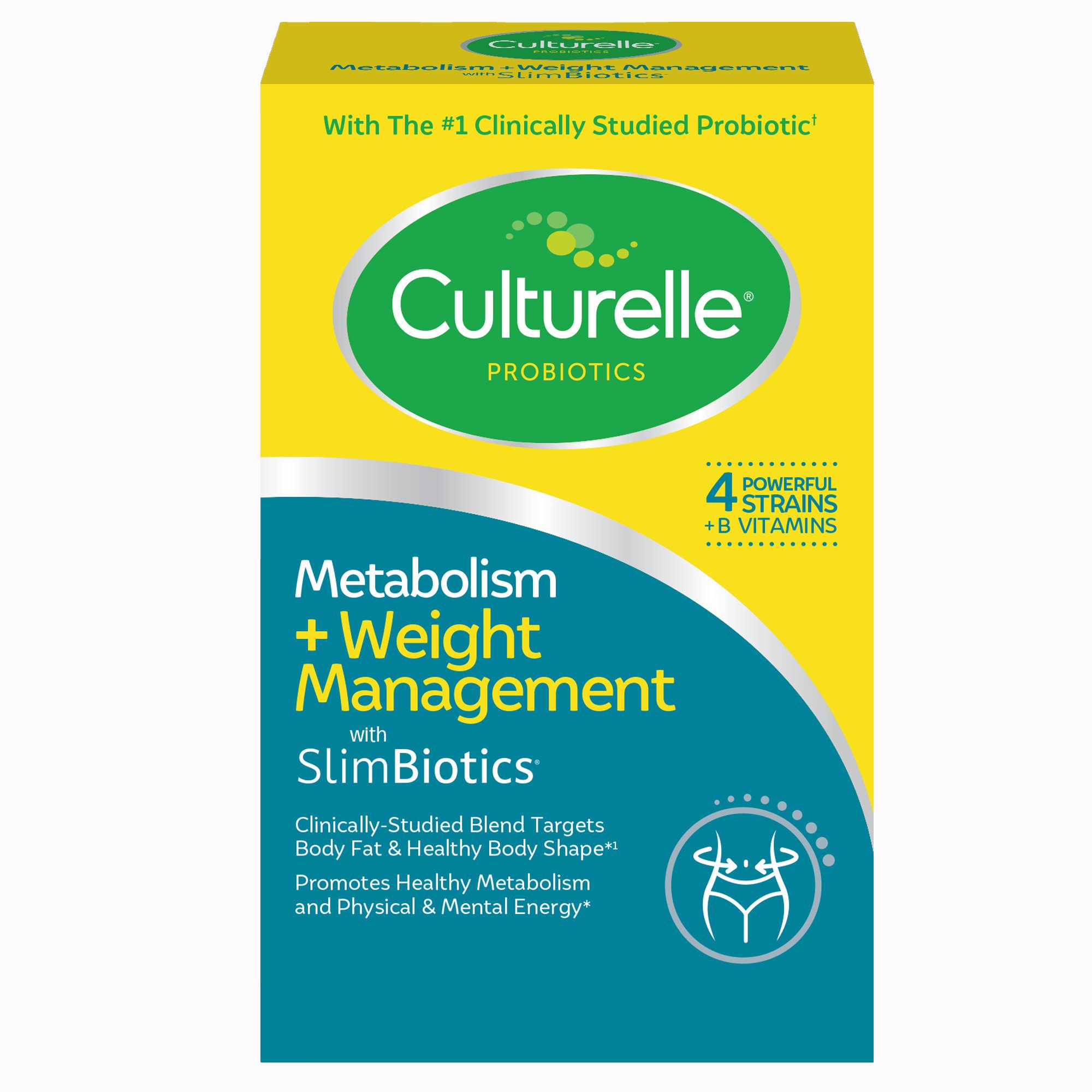 Culturelle Metabolism + Weight Management with SlimBiotics Capsules MK 1268966