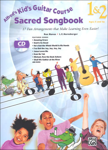 Alfred's Kid's Guitar Course Sacred Songbook 1 & 2 Book & CD