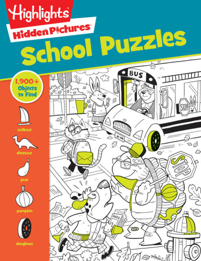School Puzzles (Highlights Hidden Pictures)