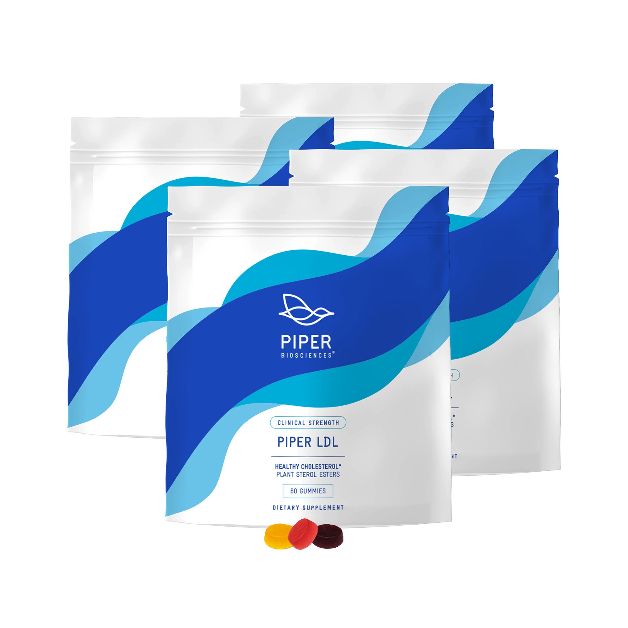 Piper Biosciences Clinical Strength LDL Healthy Cholesterol Gummies MK 1272220