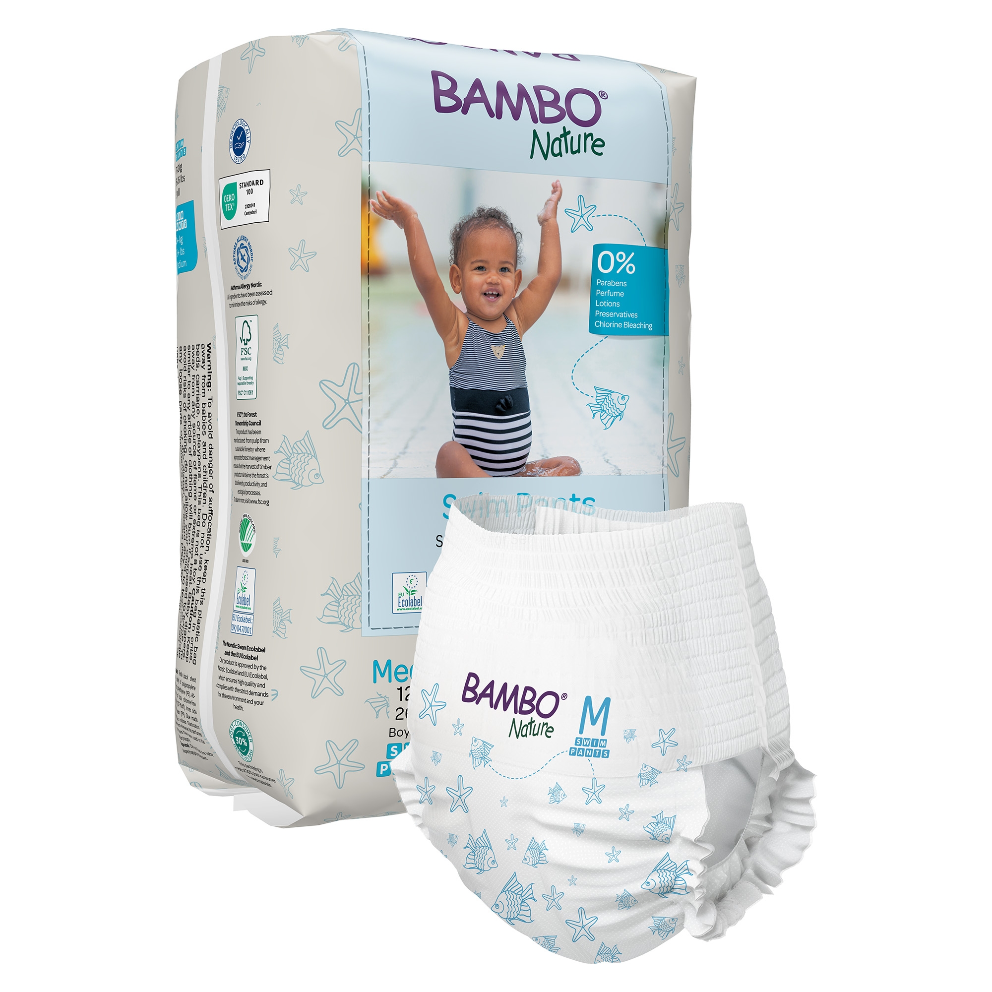 Bambo Nature Swim Pants, Medium MK 1246198