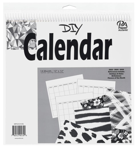 Paper Accents Do-It-Yourself Calendar - 12"x12" (14 Month)
