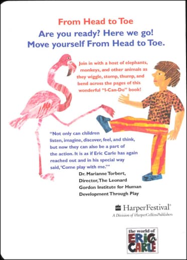 From Head to Toe by Eric Carle