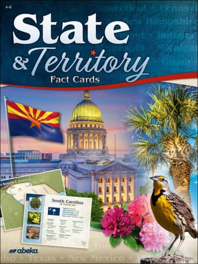 Abeka State and Territory Fact Cards (4th Edition)